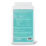 Vial with a turquoise label containing product information and Voyager Health branding.