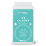 Voyager Pets Pet Calming supplement packaging on a white background