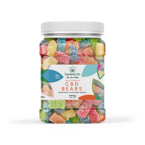 Supreme CBD Large Gummy Bears (1600mg)