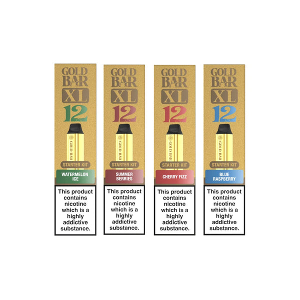 20mg Gold Bar XL Prefilled Pod Vape Kit 10000 Puffs