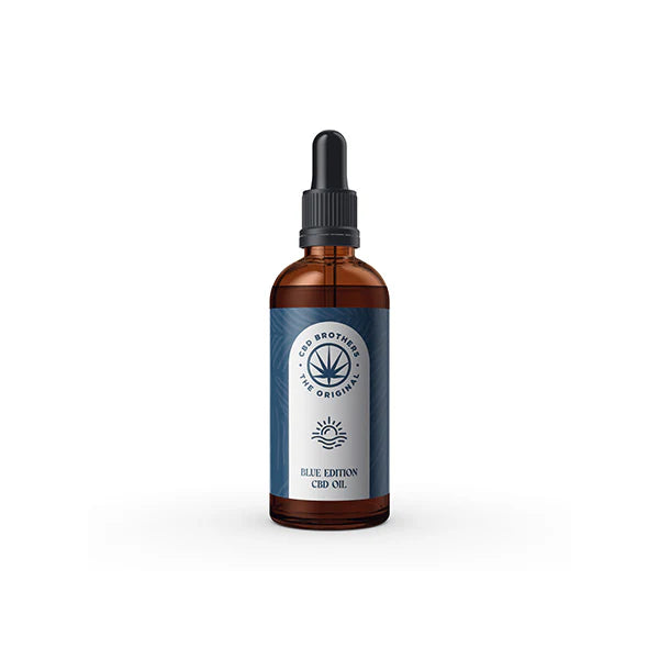CBD Brothers Blue Edition 5000mg CBD Hemp Seed Oil - 100ml