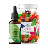CBD Oil 100ml (24000mg) & Large CBD Gummies Bundle