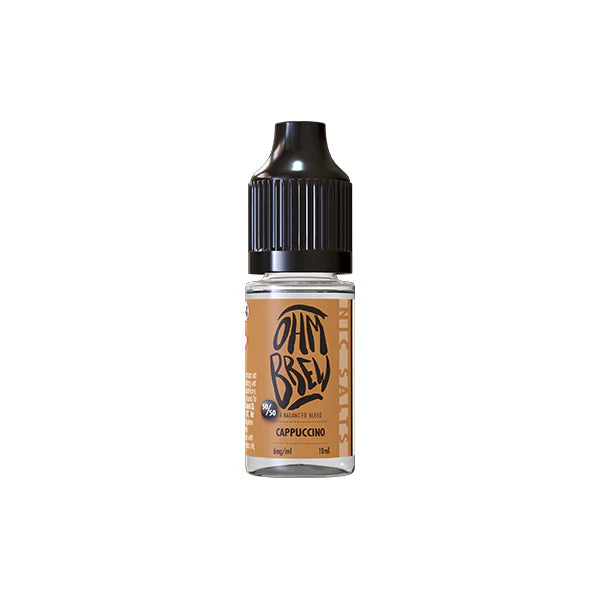 18mg Ohm Brew Balanced Blend 10ml Nic Salts (50VG/50PG)