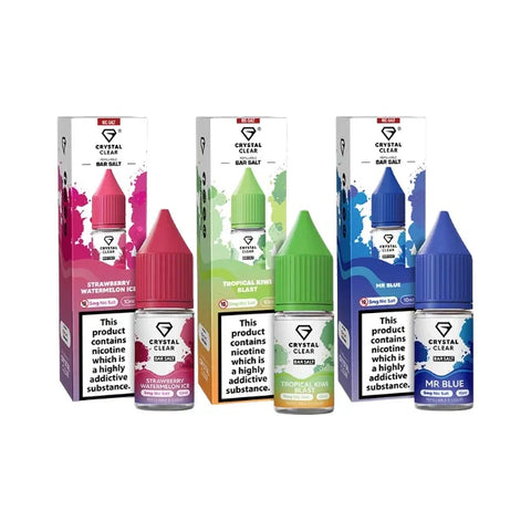 5mg Crystal Clear Bar Salt 10ml (50VG/50PG)