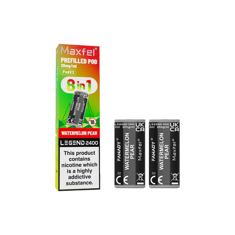 20mg Maxfel Legend Fanady Prefilled Pods 2400 Puffs