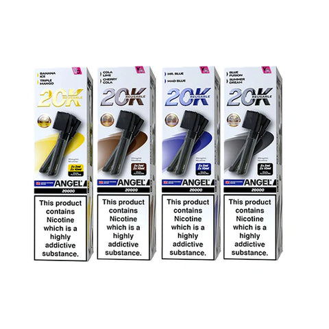 20mg Angel 20k Pods By Vapes Bars Prefilled Pods 20000 Puffs