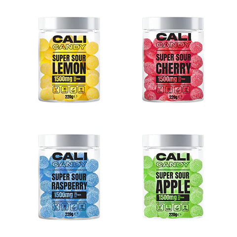 CALI CANDY MAX 1500mg Full Spectrum CBD Vegan Sweets - 10 Flavours