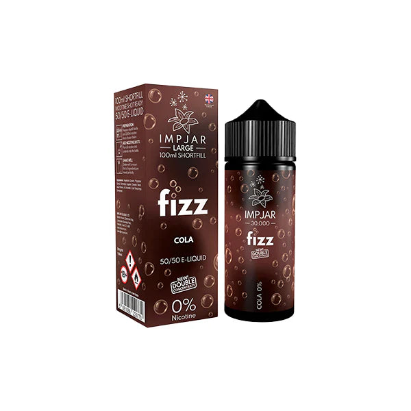 0mg Imp Jar Fizz 100ml Shortfill (50VG/50PG)