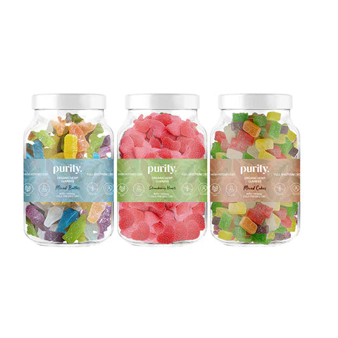 Purity 1000mg Full-Spectrum CBD Vegan Gummies 400g