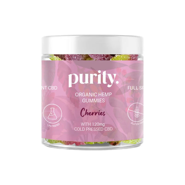 Purity 120mg Full-Spectrum CBD Vegan Gummies 150g