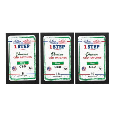1 Step CBD 20mg CBD Patches