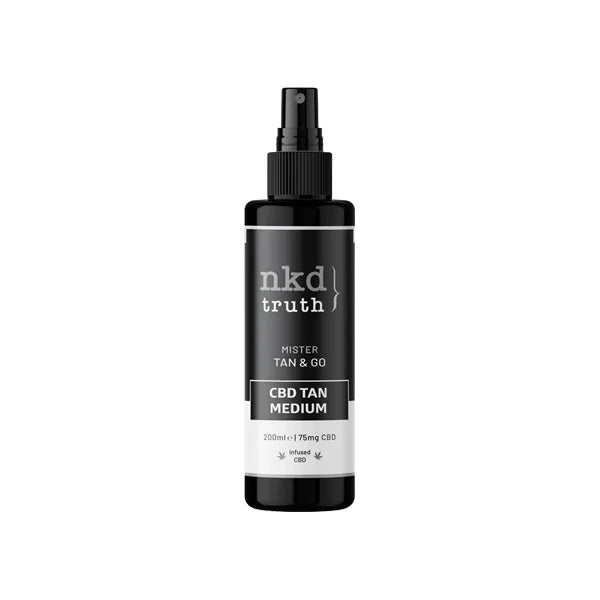 NKD Truth 75mg CBD Medium Self Tan - 200ml