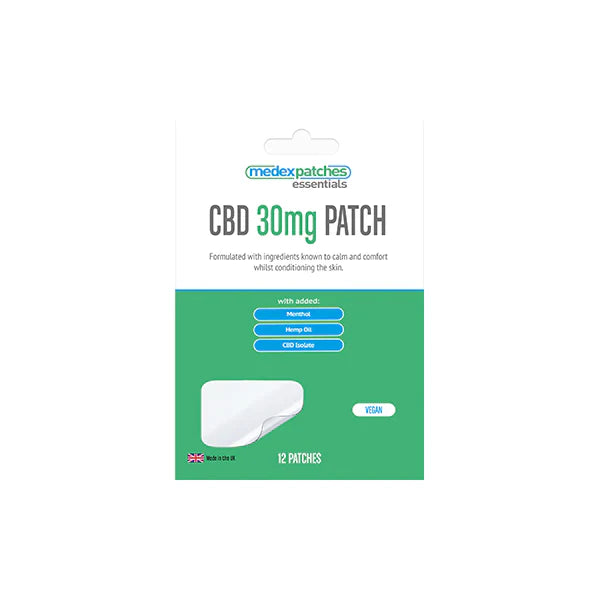 Medex Essentials 30mg CBD Patches - 12 Patches