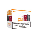 5 x 20mg Sikary Tako SP6000 Prefilled Pod Vape Kit 30000 Puffs - (1 Free Kit With Every Box Of 5)