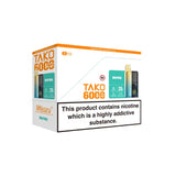 5 x 20mg Sikary Tako SP6000 Prefilled Pod Vape Kit 30000 Puffs - (1 Free Kit With Every Box Of 5)