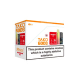 5 x 20mg Sikary Tako SP6000 Prefilled Pod Vape Kit 30000 Puffs - (1 Free Kit With Every Box Of 5)
