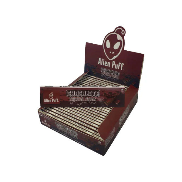 Alien Puff Chocolate Flavour King Size Papers - 25 Booklets (HPF2808)
