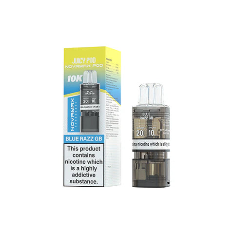 20mg Juicy Pod Novamax Prefilled Pods 10000 Puffs - 1 Pcs