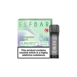 ELF Bar ELFA 20mg Replacement Prefilled Pods 2ml 1200 Puffs - 2 Pcs