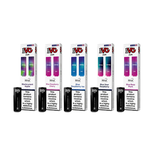 20mg IVG Air Prefilled Pods 2ml 1200 Puffs - 2 Pcs