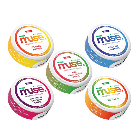 6mg Muse Nicotine Pouches (UK Made) - 20 Pouches