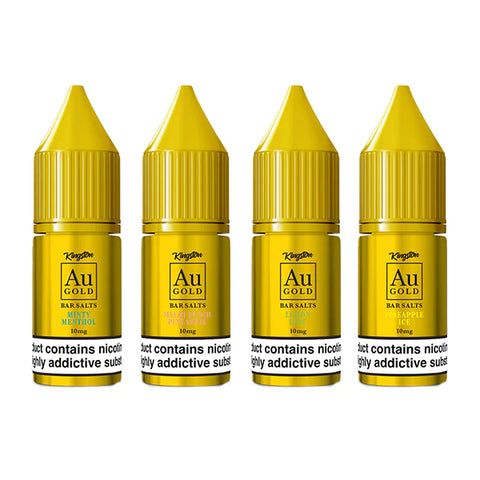 10mg AU Gold By Kingston Nic Salt 10ml (60VG/40PG)
