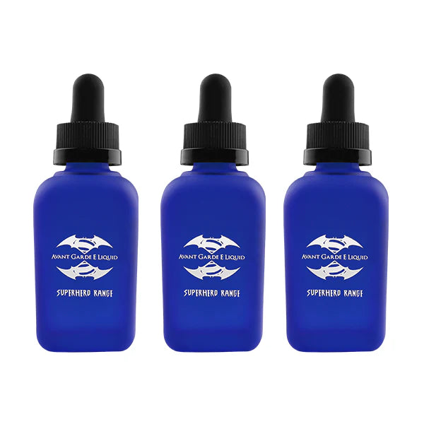 0mg Avant Garde E-liquid Superhero Range Range Glass Shortfill 50ml (Various VG/PG) (BUY 1 GET 1 FREE)