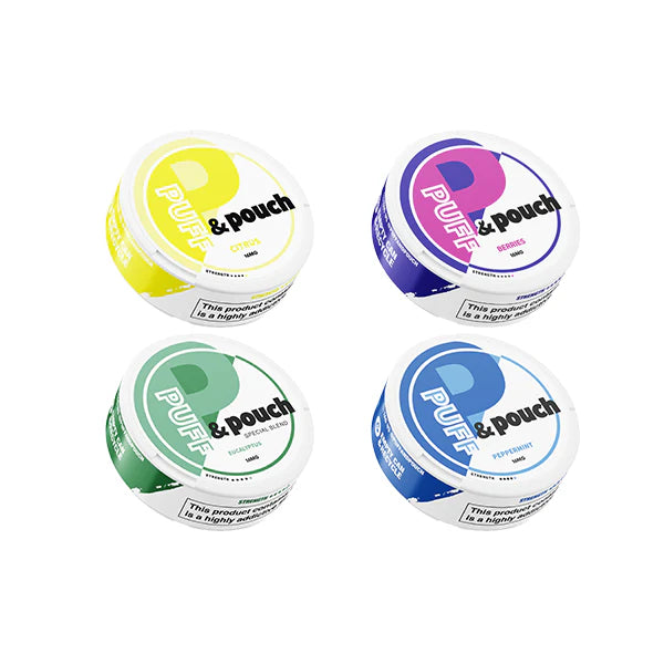 16mg Puff & Pouch Nicotine Pouches - 20 Pouches (BUY 1 GET 1 FREE)