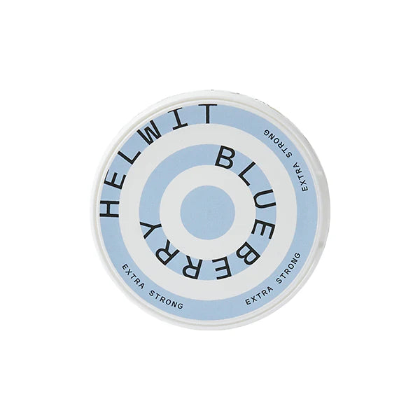 15mg HELWIT Extra Strong Blueberry Nicotine Pouches - 20 Pouches