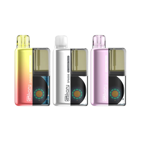 20mg Sikary Tako SP6000 Prefilled Pod Vape Kit 6000 Puffs