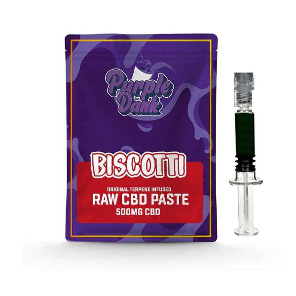 Purple Dank 1000mg CBD Raw Paste with Natural Terpenes - Biscotti (BUY 1 GET 1 FREE)