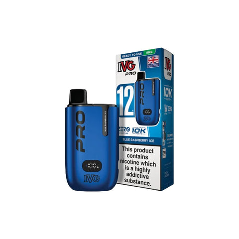 0mg IVG Pro 12 Pod Vape Kit 10000 Puffs