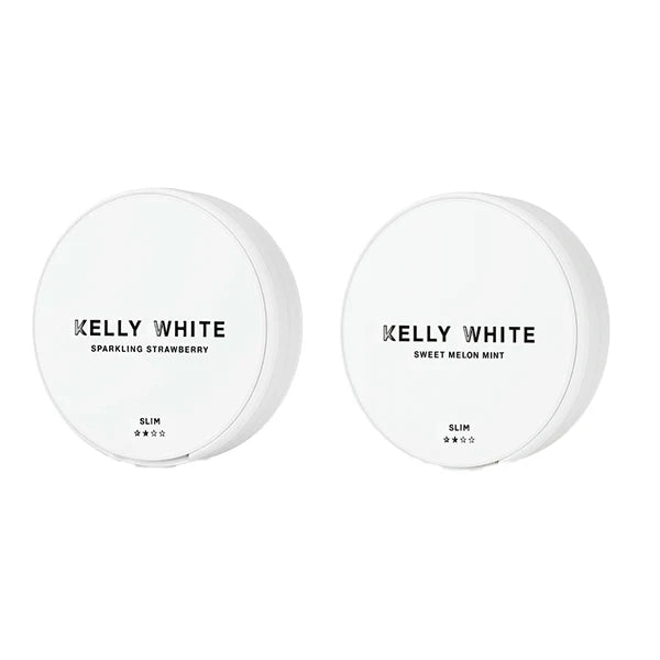 Short Dated :: 10mg Kelly White Medium Slim Nicotine Pouches - 20 Pouches