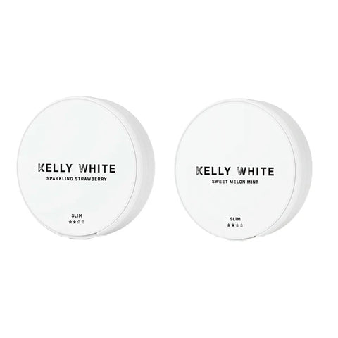 Short Dated :: 10mg Kelly White Medium Slim Nicotine Pouches - 20 Pouches