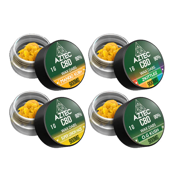 Aztec CBD 900mg CBD Wax/Crumble - 1g