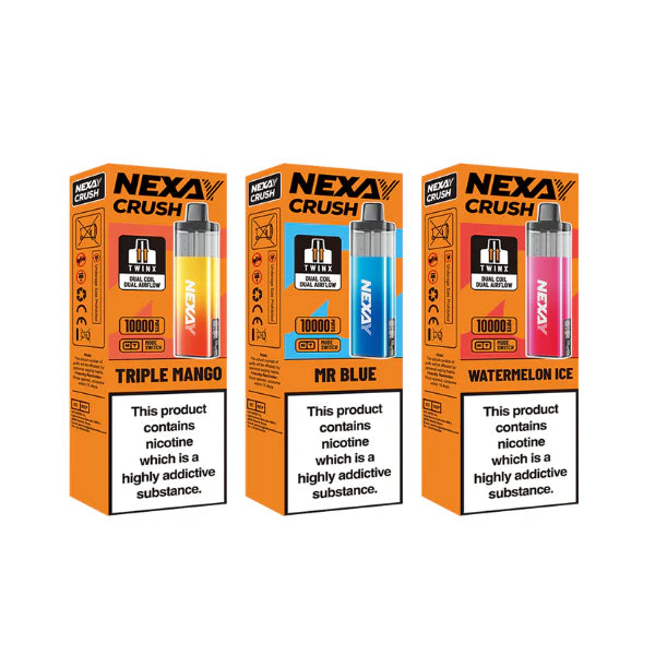 20mg Nexay Crush 10K Prefilled Pod Vape Kit 10000 Puffs