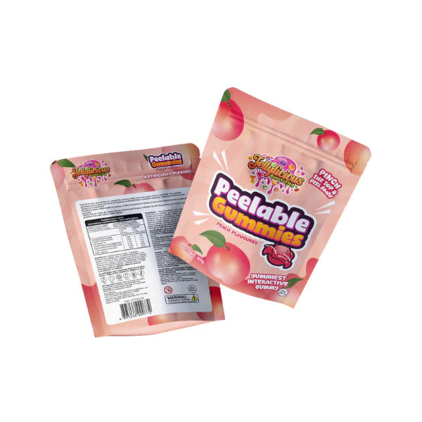 Jellylicious Peelable Peach Gummies