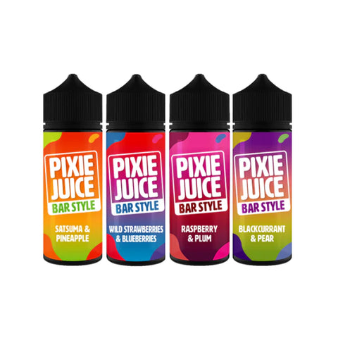 0mg Pixie Juice Bar Style 100ml Shortfill (50VG/50PG)