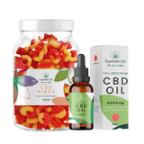 EXCLUSIVE: Super Strength CBD Bundle: 6000mg CBD Oil with FREE 4800mg Gummies