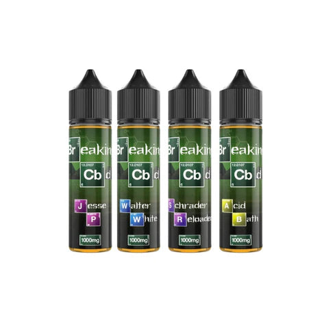 Breaking CBD E-Liquid 1000mg 50ml (50/50 VG/PG Vape Juice)