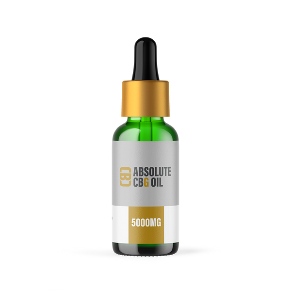CBD Asylum Absolute CBG Oil 5000mg | High Strength CBG Oil with Peppermint | 30ml