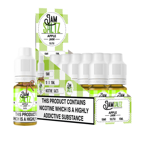 10mg Jam Saltz 10ml (50VG/50PG) - (Full Box) Pack Of 10