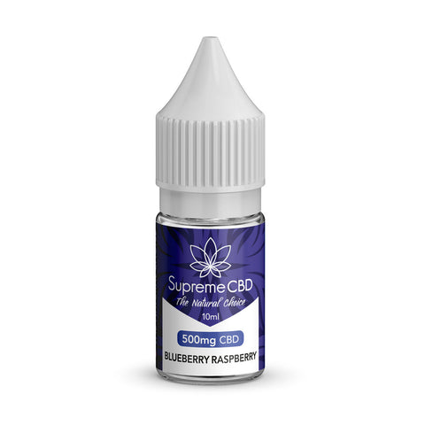 Supreme CBD Vape Juice 10ml (500mg) - Blueberry Raspberry