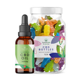CBD Oil 30ml (6000mg) & Large CBD Gummies Bundle