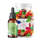 CBD Oil 30ml (6000mg) & Large CBD Gummies Bundle