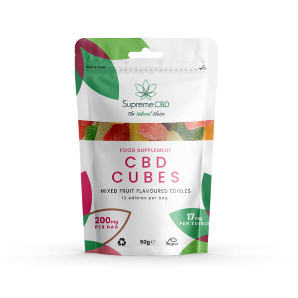 Supreme CBD Fruit Cubes Grab Bag (200mg)