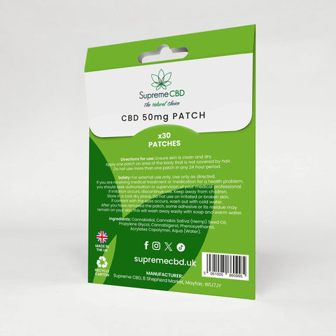 CBD patches 50mg