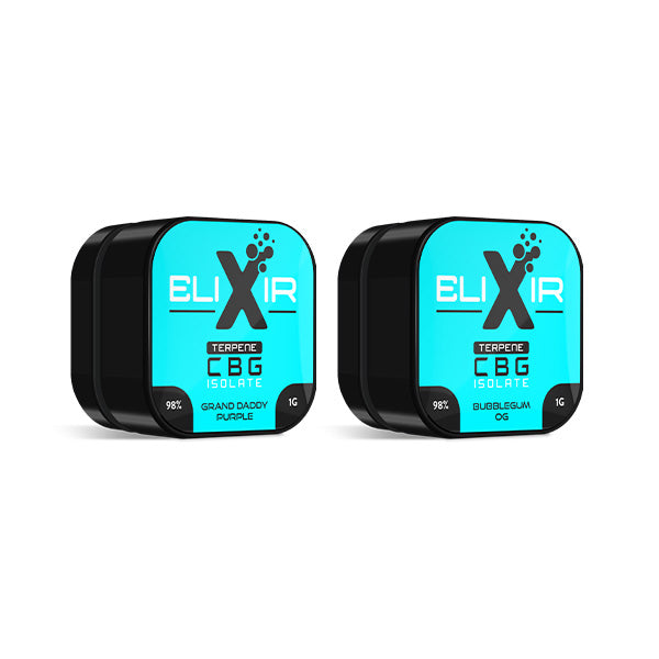 Elixir CBG Isolate 98% Terpene Infused 1g – Premium CBG Crystal