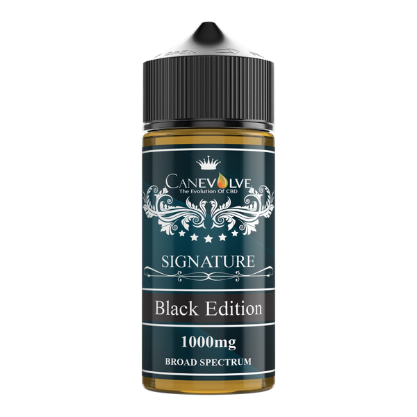 Canevolve Black Edition CBD E-Liquid 1000mg 100ml (Signature Series 50/50)