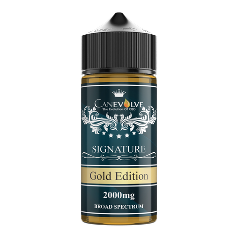 Canevolve Gold Edition CBD E-Liquid 2000mg 100ml (Signature Series 50/50)